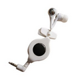 Earbuds W/Retractable Wire (39")